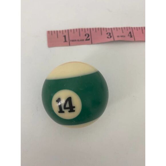 Single Replacement Pool Ball Billiard Ball - Number 14 - Picture 1 of 2